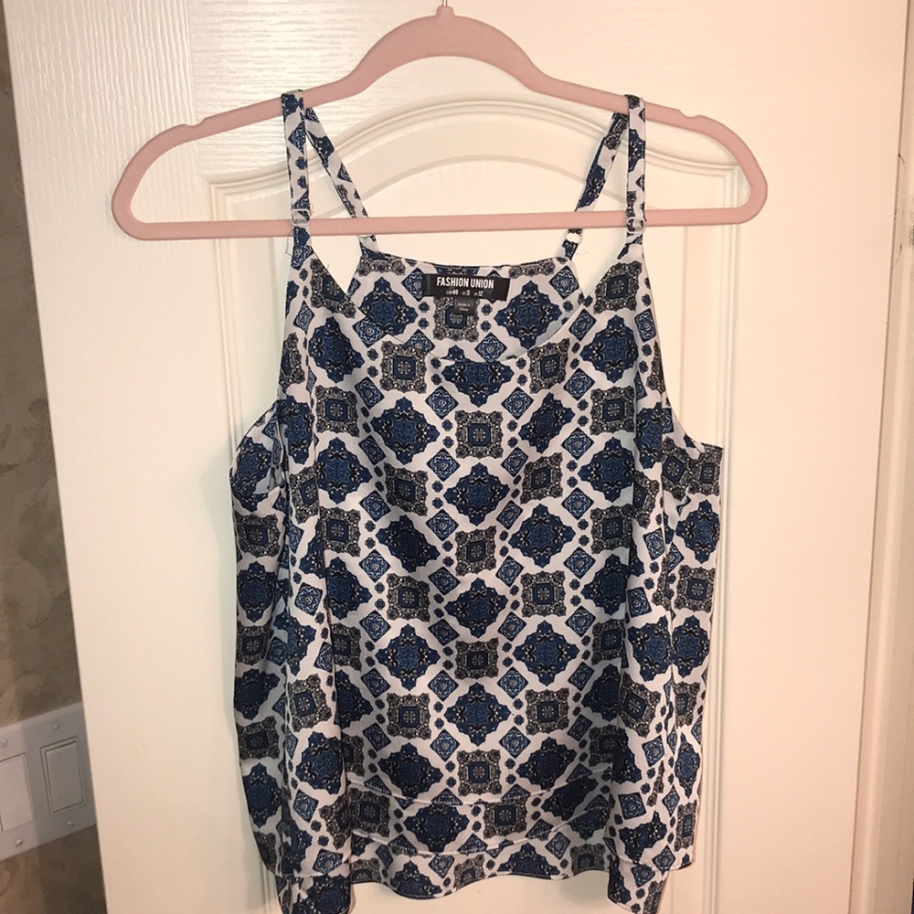 Patterned tank top